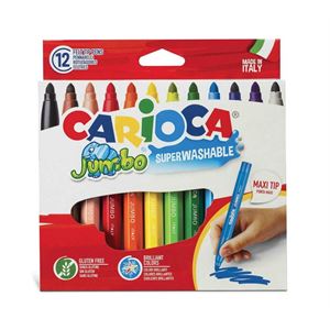 Carioca Jumbo Süper Yıkanabilir Keçeli Boya Kalemi